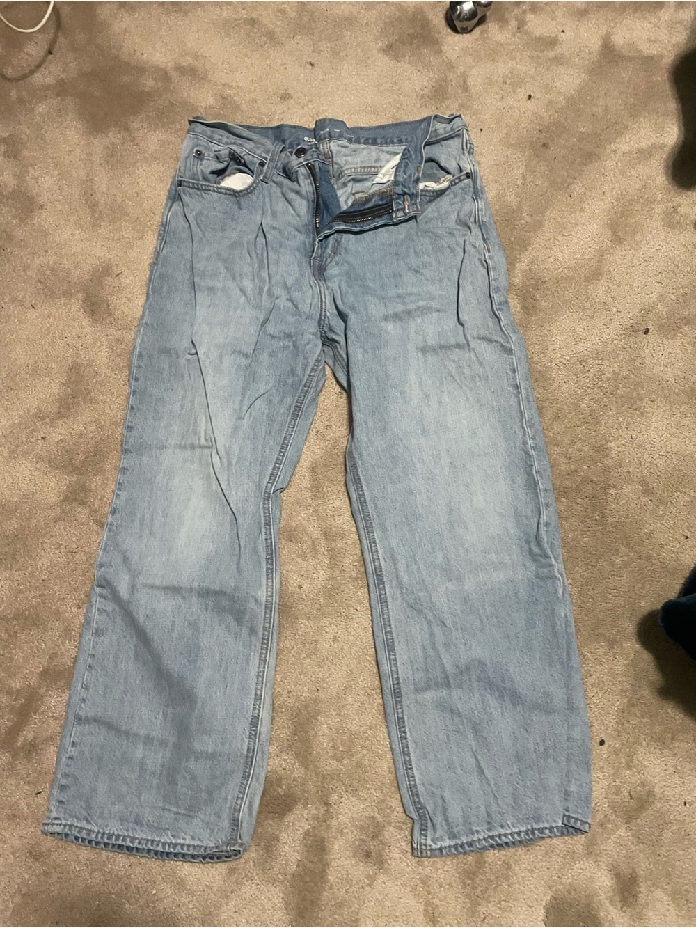 Hollister Light Blue Relaxed Straight Men's Jeans